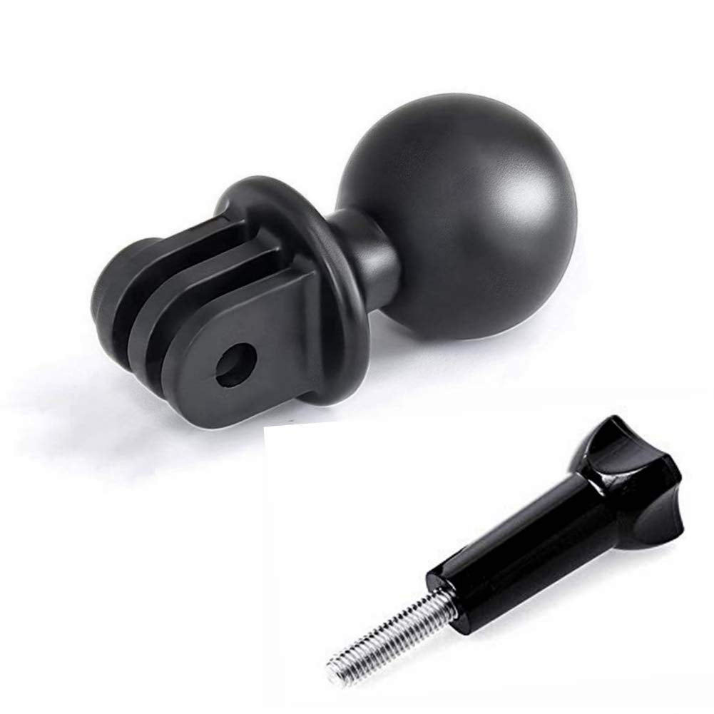 Ball Head Mount Adapter (1-Inch Diameter Ball) with Thu
