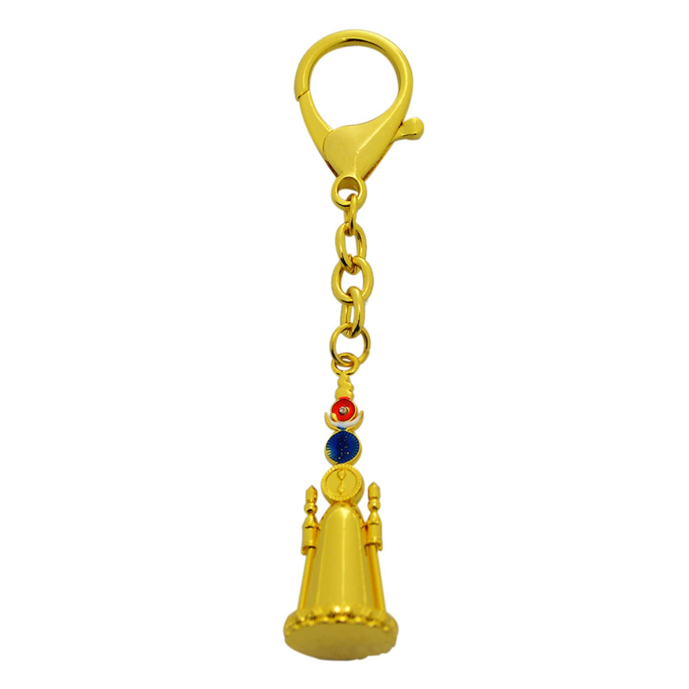Feng Shui Sun & Moon 5 Element Pagoda Amulet Keychain