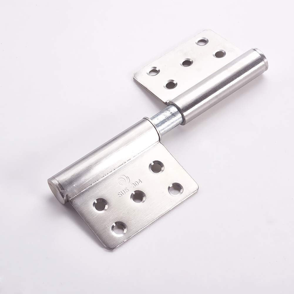 MroMax 4PCS Lift Off Hinge 4.92 x 1.38 x 0.07 Stainless