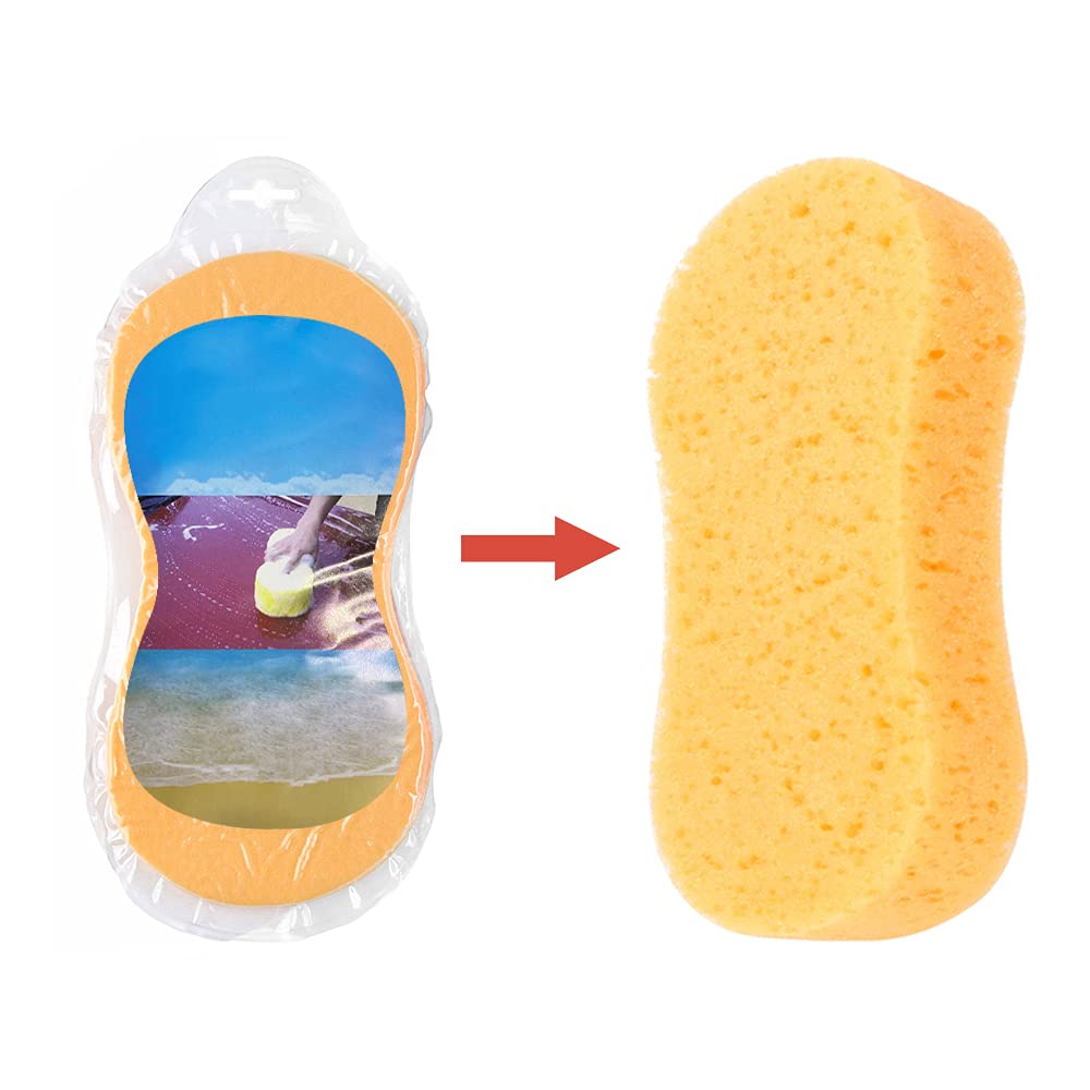 5pcs Car Wash Sponges Multi-Functional Large Cleaning S