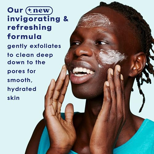 Clean &amp; Clear Deep Action Exfoliating Cleanser with Pro-Vitamin B5, Gentle Exfoliating Daily Face Scrub Cleans Deep Down to the Pore for Soft, Smooth, Hydrated Skin, Oil Free Face Wash, 7 FL OZ