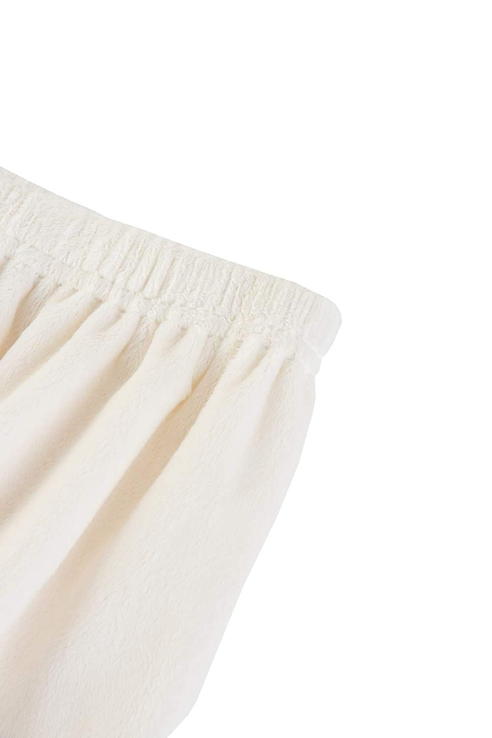 Cloud 9 Women&#39;s Plush Microfiber Knee Length Spa Wrap, Simple Body Wrap, Microfiber, Elasticized Top with touch-and-close fasteners, Machine Washable, 32 inch length, Soothing Sand