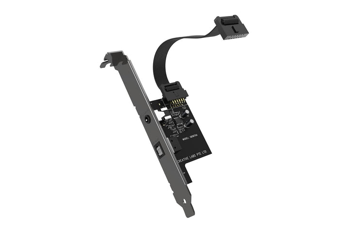 Sound Blaster Audigy Fx V2 DBPro - Expansion Card for Sound Blaster Audigy Fx V2, with DSD256 Playback Support, 7.1 Surround Sound, and Optical-Out Port
