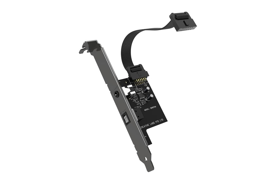 Sound Blaster Audigy Fx V2 DBPro - Expansion Card for Sound Blaster Audigy Fx V2, with DSD256 Playback Support, 7.1 Surround Sound, and Optical-Out Port