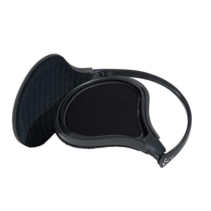 Unisex Ultra-Thin &amp; Lightweight EXOLITE Behind-the-head Ear Warmer (Exolite, Black)