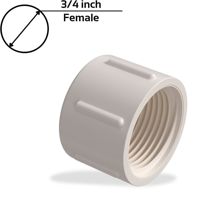 3/4 Inch PVC Pipe End Cap – Sch 40 3/4 PVC cap – PVC En