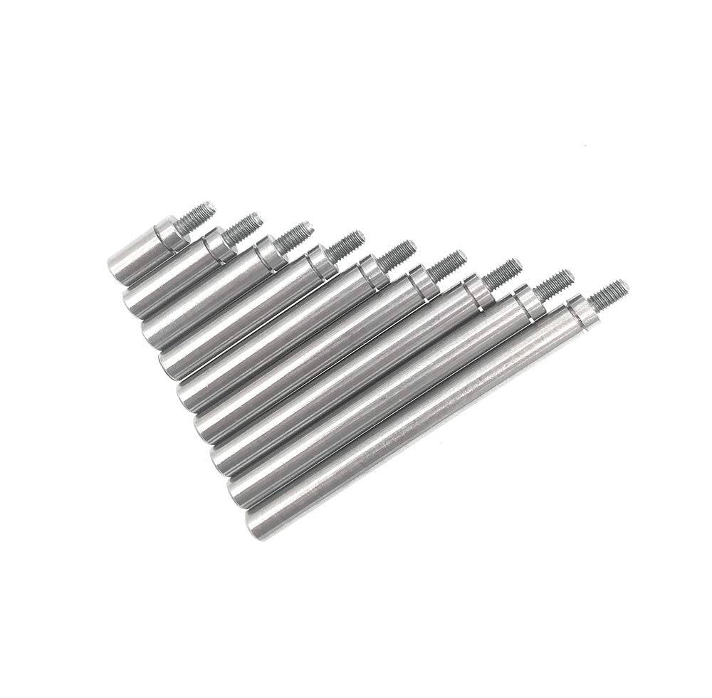 Dial Indicator Extension Stem Rod 4.5mm Diameter M2.5 Thread (A Set)