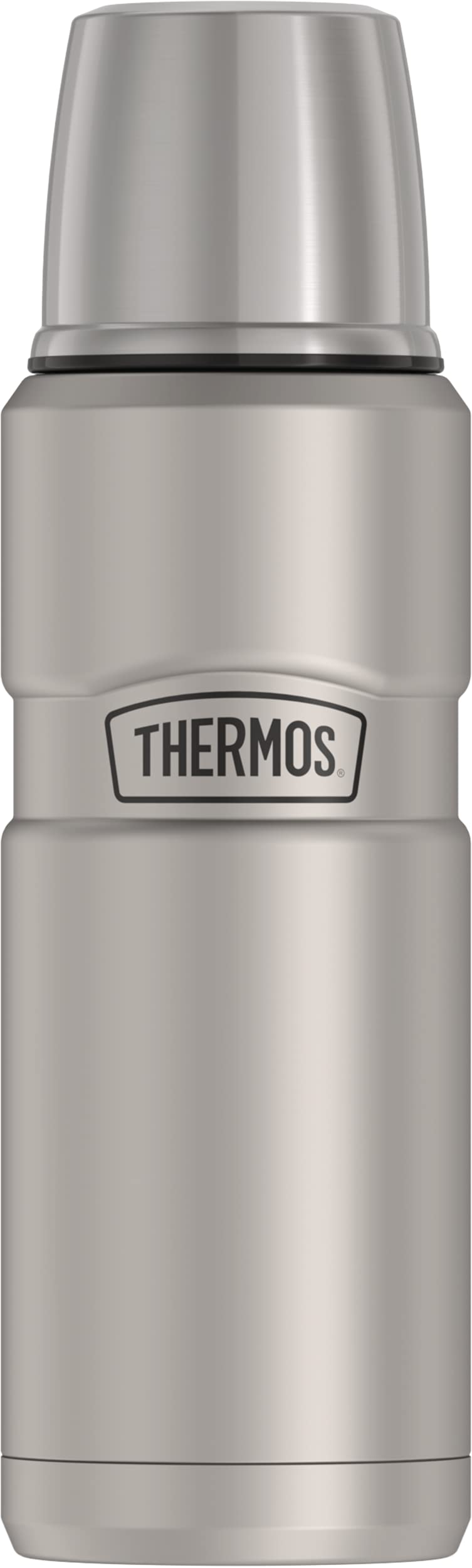Stainless King Vacuum-Insulated Compact Bottle, 16 Ounce, Matte Steel