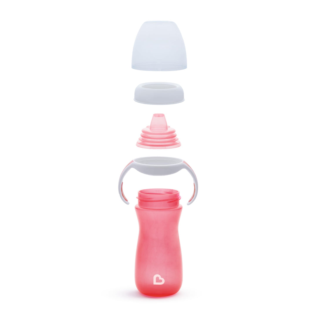Munchkin® Gentle™ Transition Sippy Cup with Trainer Handles, 10 Ounce, Pink