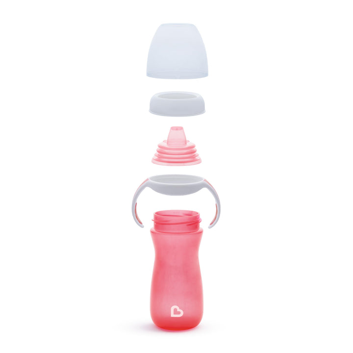 Munchkin® Gentle™ Transition Sippy Cup with Trainer Handles, 10 Ounce, Pink
