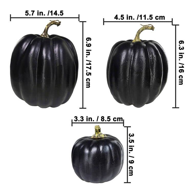 7 Pcs Assorted Artificial Teal Green Pumpkins Harvest Pumpkins Decorative Pumpkins Foam Pumpkins for Farmhouse Rustic Fall Thanksgiving Halloween Table Centerpiece Mantel Kitchen Decor
