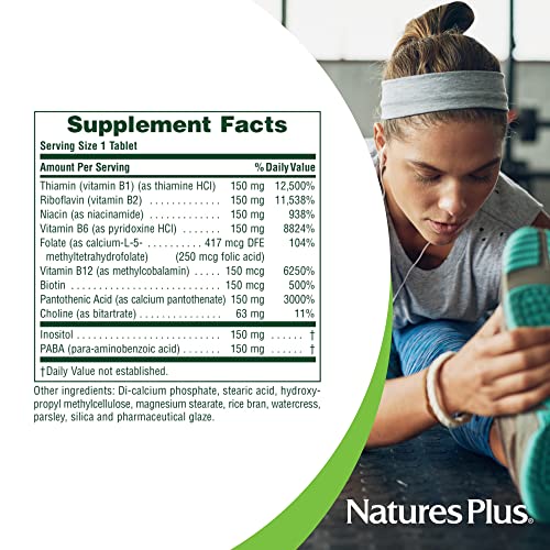 Natures Plus Mega B150 Complex, Sustained Release - 60 