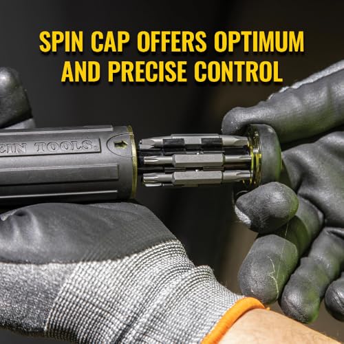 32305 Multi-bit Ratcheting Screwdriver, 15-in-1 Tool with Phillips, Slotted, Square, Torx and Combo Bits and 1/4-Inch Nut Driver