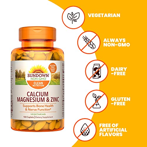 Sundown Calcium Magnesium Zinc, For Immune Support, Sup