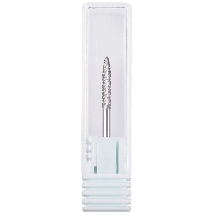 Pana 3/32 Under Nail Cleaner Safety Nail Carbide Bit - Silver Color (Grit: Fine - F) for Electric Dremel Drill Machine