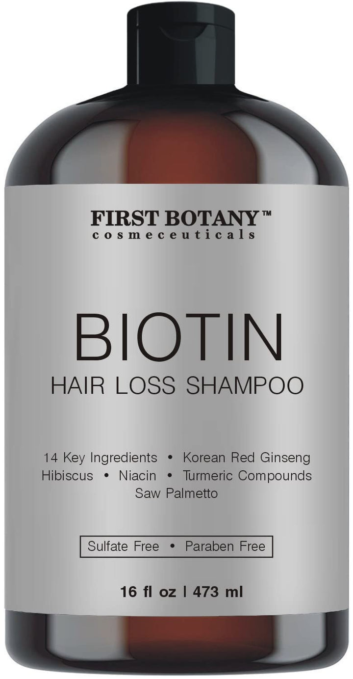 Cosmeceuticals, Hair Regrowth and Anti Hair Loss Shampoo 16 fl oz, with DHT blockers- Daily Hydrating, Detoxifying, Volumizing Shampoo For Men and Women