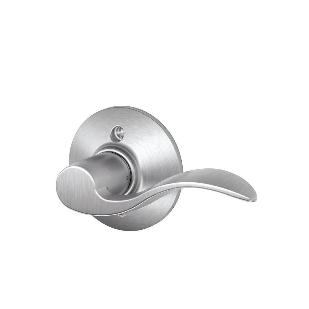 Schlage F170ACC626RH Accent Right Hand Dummy Lever, Brushed Chrome
