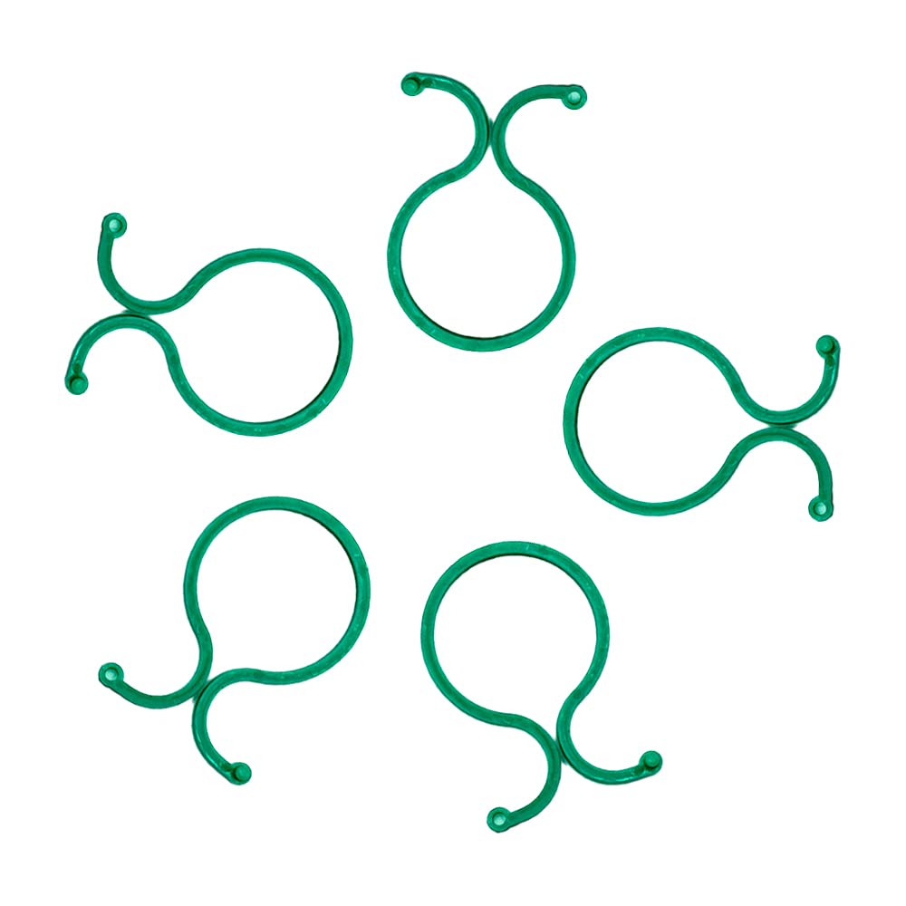 100PCS Vegetables Tomato Vine Flower Clips Plant Twist Clip Garden Plant Support Clips Plant Clips and Garden Clips for Other Vine Plants for Climbing Plants for Securing Plants (Large)