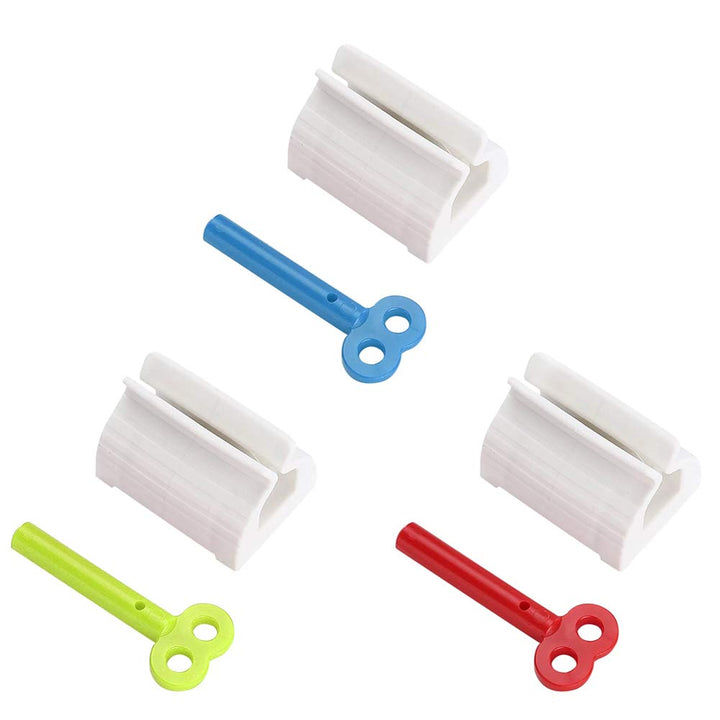 6 Pcs Toothpaste Squeezer, Rotate Toothpaste Dispenser Toothpaste Rolling Tube Squeezer Rolling Toothpaste Holder Stand