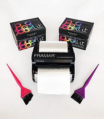 Framar Star Struck Silver Embossed Roll Aluminum Foil, 