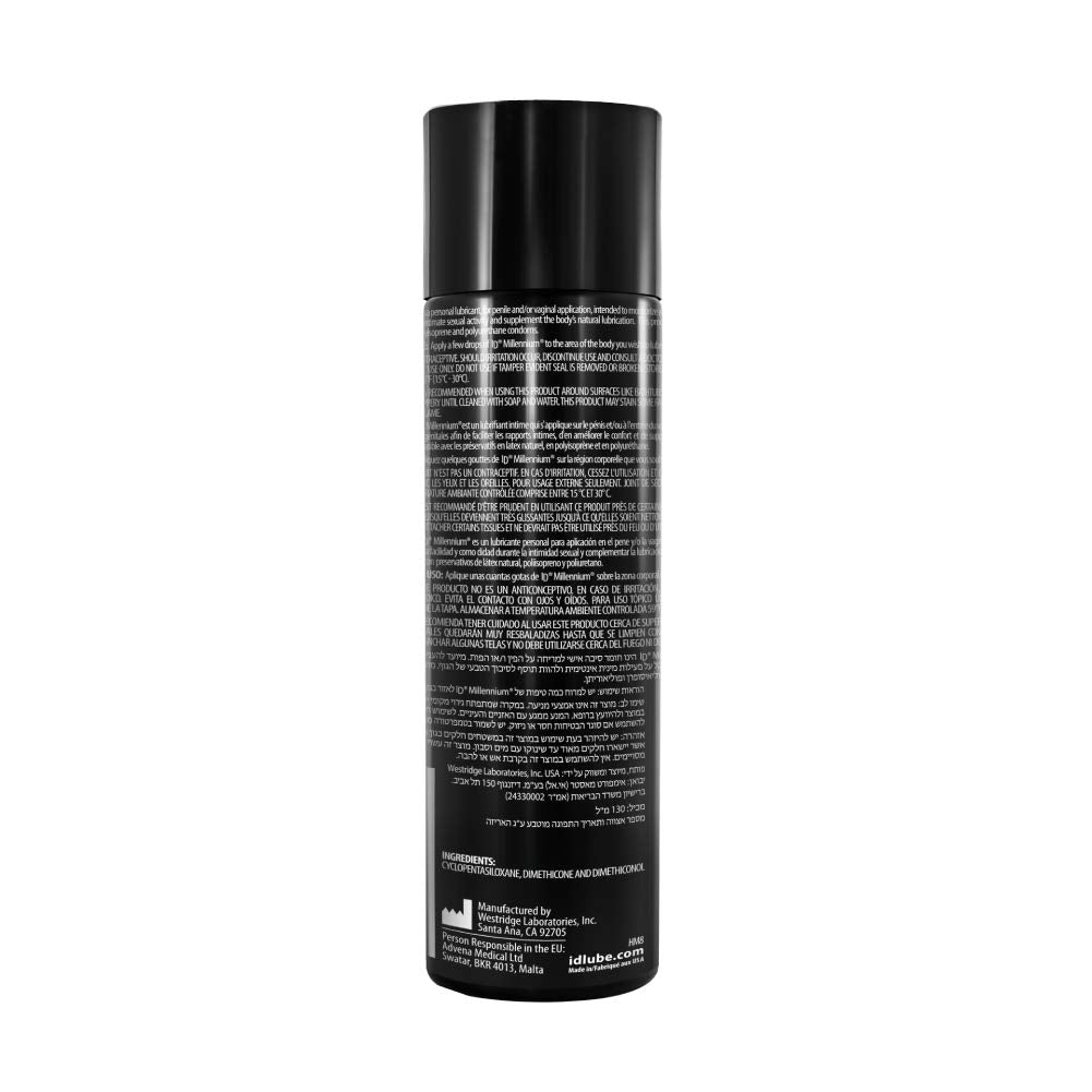 ID Millennium 4.4 FL OZ Silicone Personal Lubricant