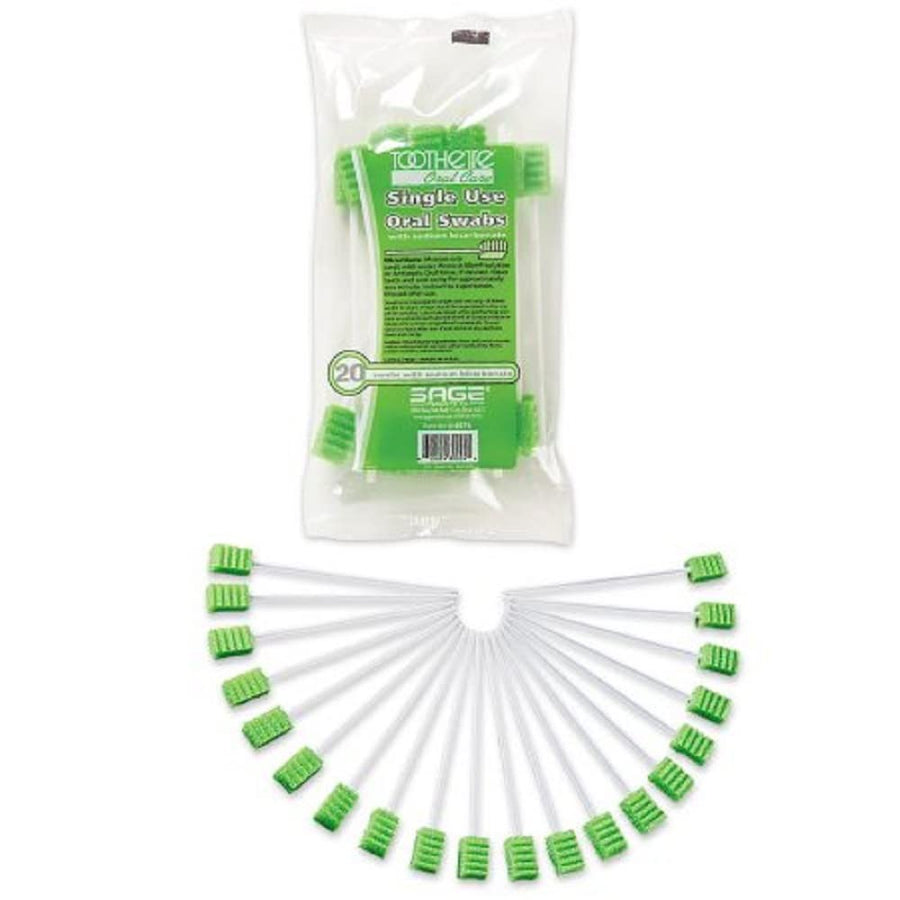 Toothette Plus Disposable Oral Swab Sodium Bicarbonate 