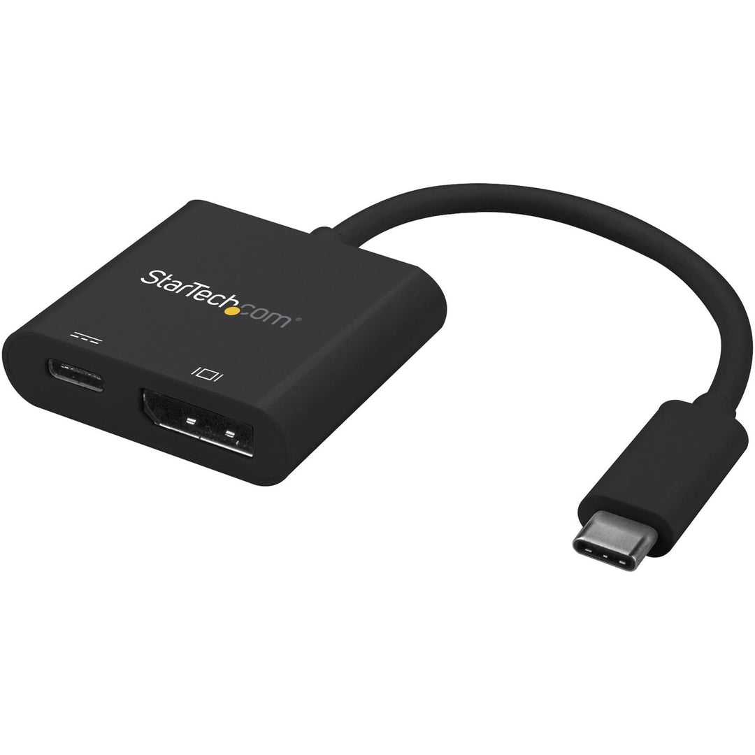 USB C to DisplayPort Adapter with Power Delivery - 4K 60Hz HBR2 - USB Type-C to DP 1.2 Monitor Video Converter w/ Charging - 60W PD Pass-Through - Thunderbolt 3 Compatible (CDP2DPUCP)