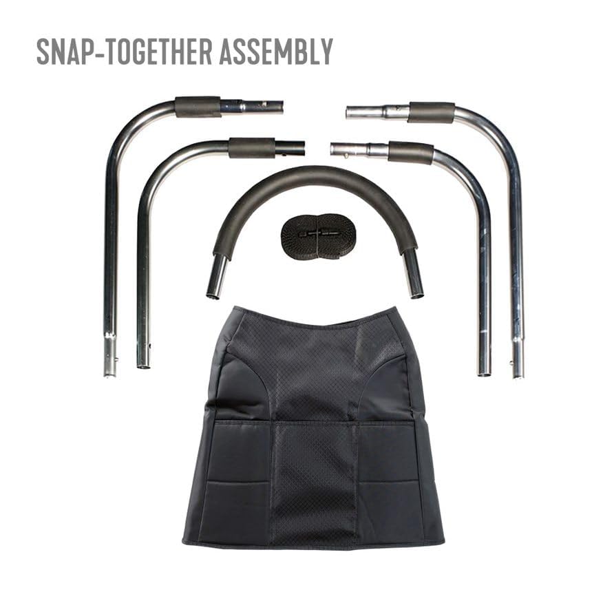 Able Life Bedside Mighty Rail, Travel Bed Rail and Assist Bar for Seniors with Organizer Pouch