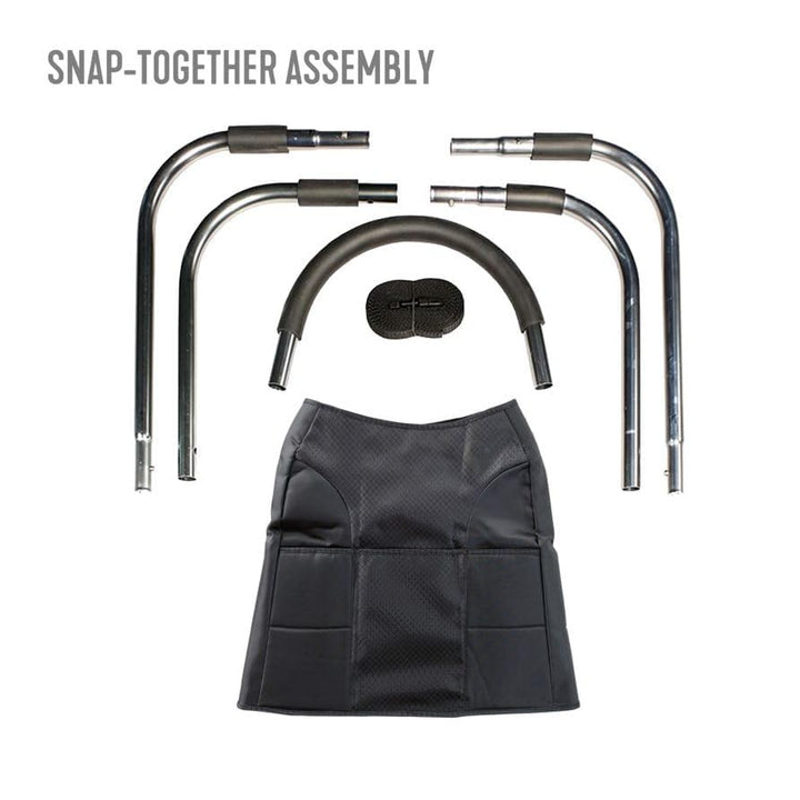 Able Life Bedside Mighty Rail, Travel Bed Rail and Assist Bar for Seniors with Organizer Pouch