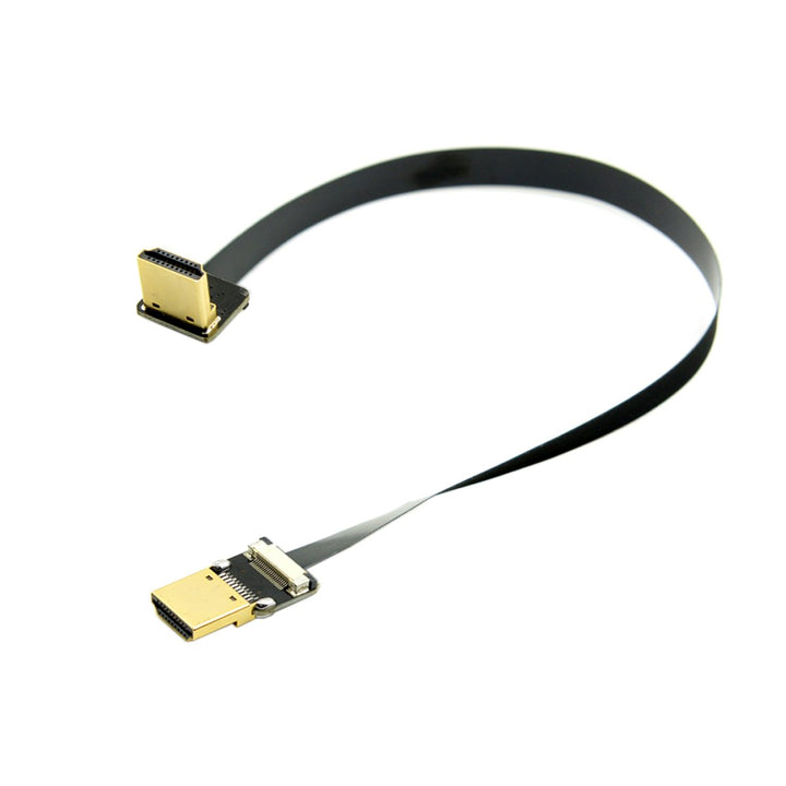 chenyang CY 20cm FPV HDMI Male to 90 Degree Down Angled