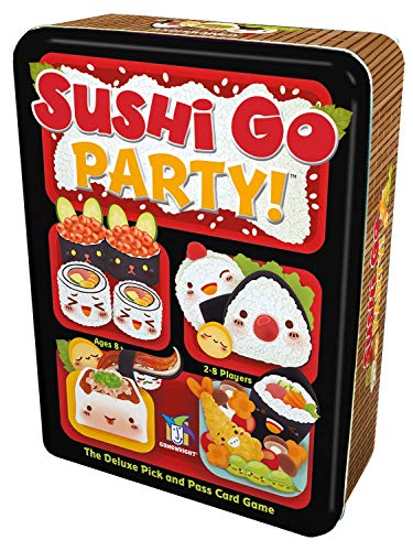 Sushi Go Party! - The Deluxe Pick &amp; Pass Card Game , Multicolored