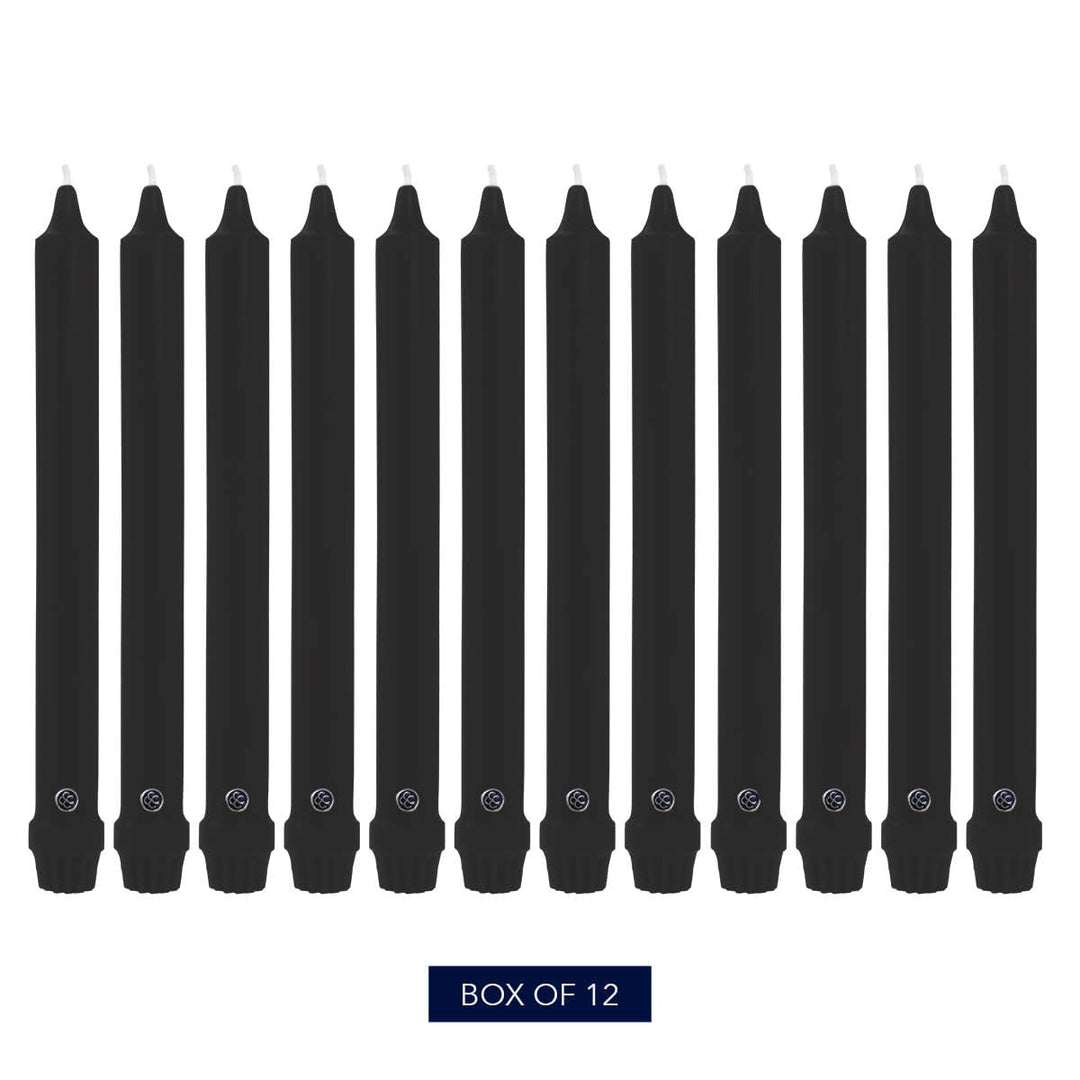 12 in Classic Black Taper