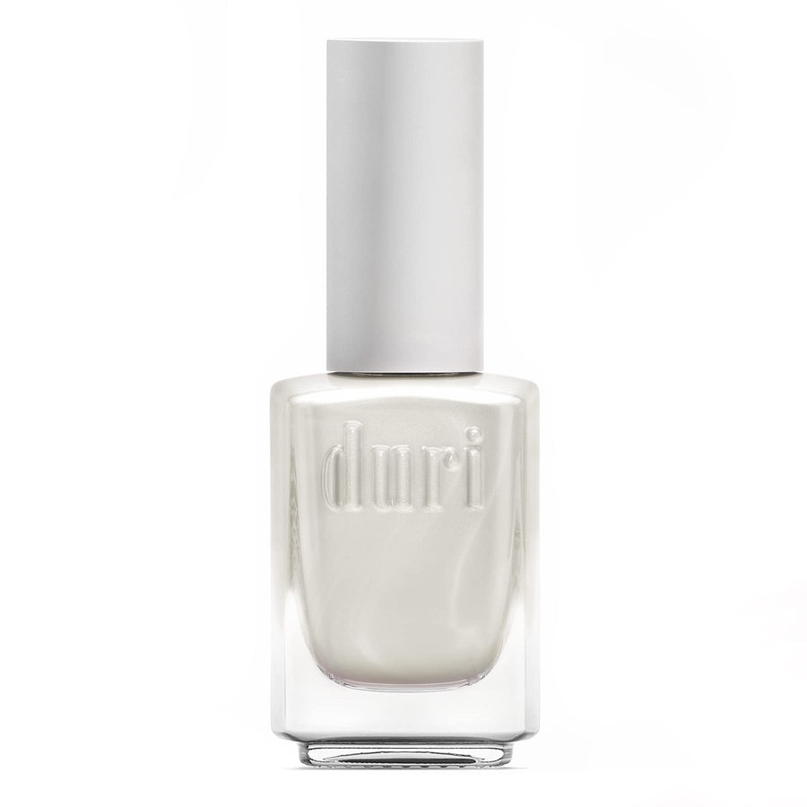 Nail Polish, 50 Platinum, White Metallic Shimmer Pearl Finish Semi Sheer Coverage, 0.5 fl.oz.