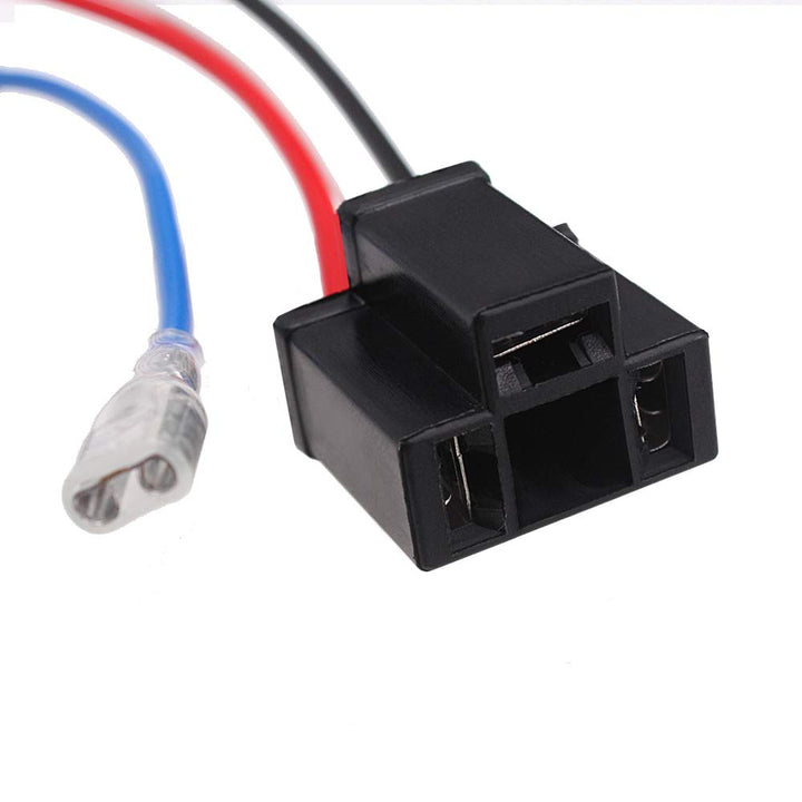 Road King Headlight Wire Harness - Adapter For HD Road Glide Street Glide,H4 Harness for HD Headlights H4 to 4 PIN