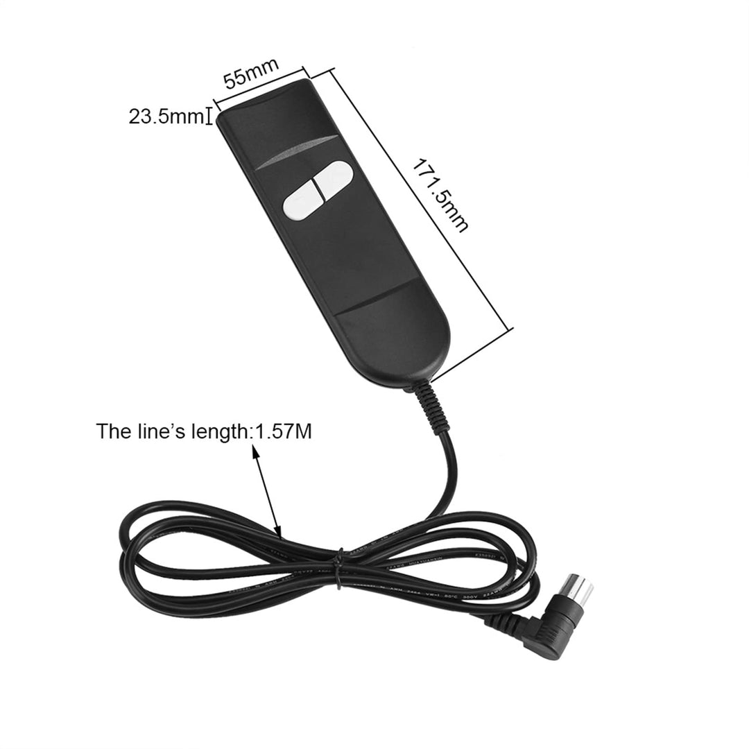 Remote Hand Controller with 2 Button 5-Pin Connection for Okin Med-Lift, Berkline, Pride, Golden and More Lift Chair Power Recliners