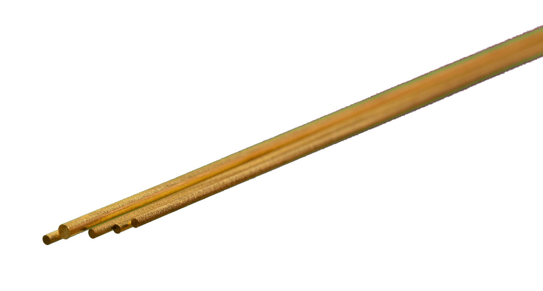 K&amp;S 9862 Round Brass Rod, 1.5mm OD x 300mm Long