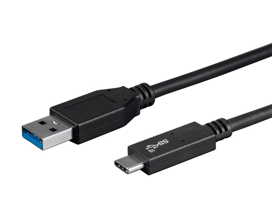 USB Type-C to USB Type-A 3.1 Gen 2 Cable, 10Gbps, 3A, 30AWG, To Use with Samsung Galaxy S9 S8 Note 8 Pixel, LG V30 G6 G5, Nintendo Switch, and more 1 Meter (3.3 Feet) Black - Select Series