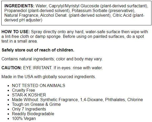 Parsley Plus All Surface Cleaner 22 oz Liquid