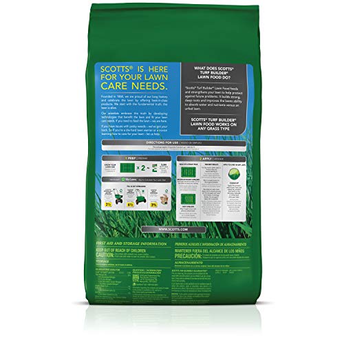 Turf Builder Lawn Food - Fertilizer for All Grass Types, 5,000 sq. ft., 12.5 lbs.