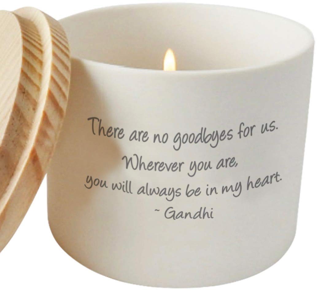 Memorial Candle Holder - Bereavement Gift for Loss of Father - Sympathy Jar - Candle Not Included
