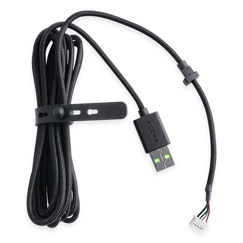 New USB Wire Data line/Audio Cable Replacement for Razer Kraken Kitty Edition/Ultimate Edition Headphone (Black)