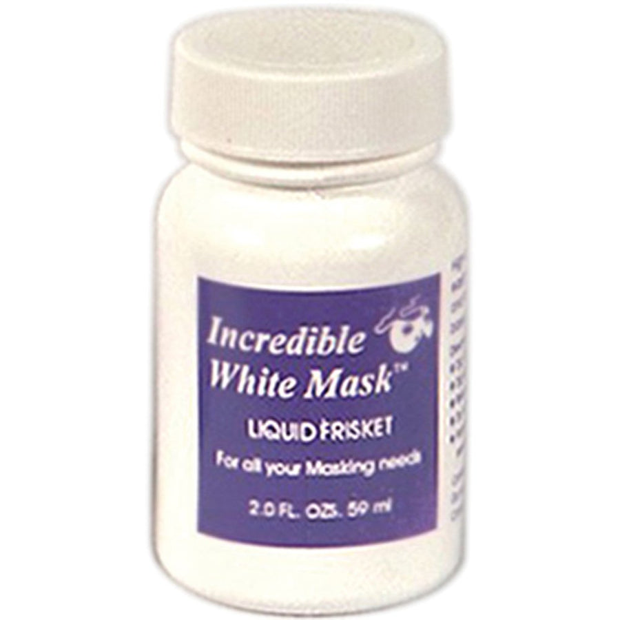 WM2 White Mask Liquid Frisket, 2-Ounce
