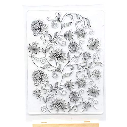 Welcome to Joyful Home 1pc Leaves Background Clear Stamp for Card Making Decoration and Scrapbooking
