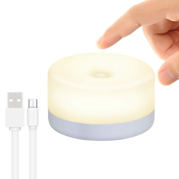 Baby Night Light, Rechargeable Mini Touch Light, Wireless LED Night Lights for Kids, Portable Bedside Lamp for Breastfeeding, Dimmable Nursery Lamp