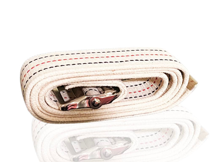 EMI 60 Gait Transfer Belt WHITE with METAL Buckle 100% 