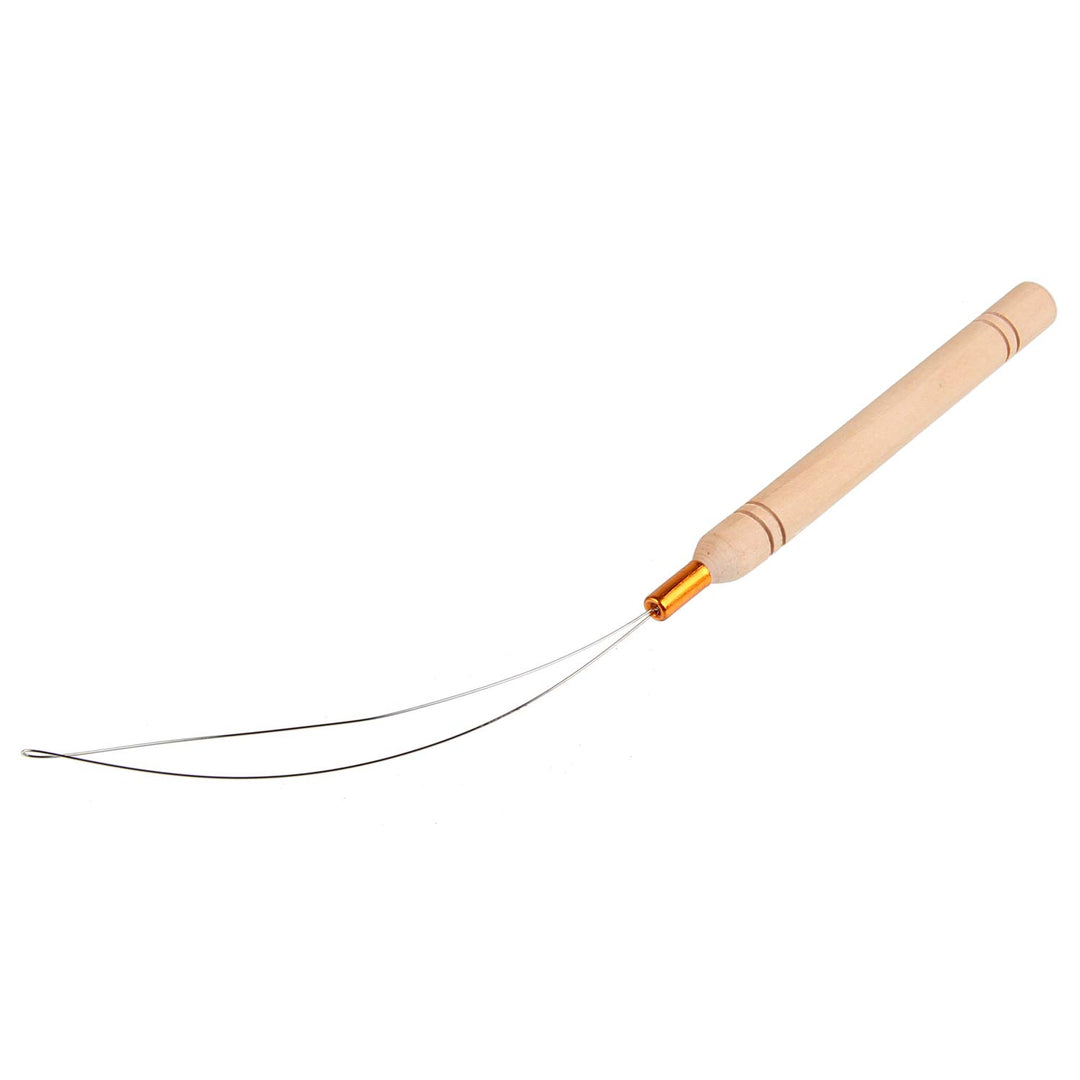 Chrontier Hair Extension Tool Pliers Pulling Needle Threader Loop Hook Set For Microring Bead Link Hair Styling Tools Accessory