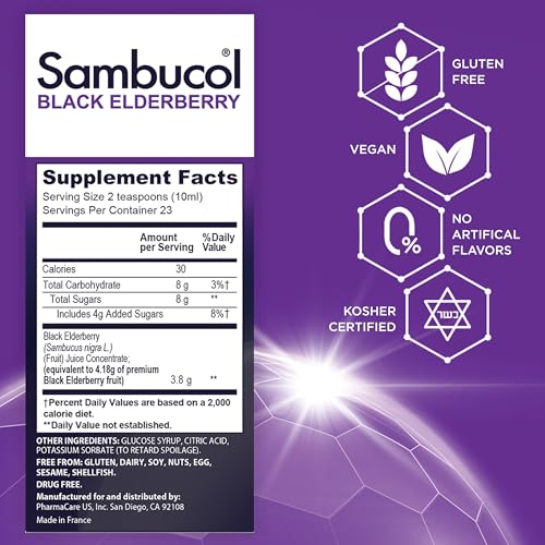 Sambucol Black Elderberry Syrup - Sambucus Elderberry S