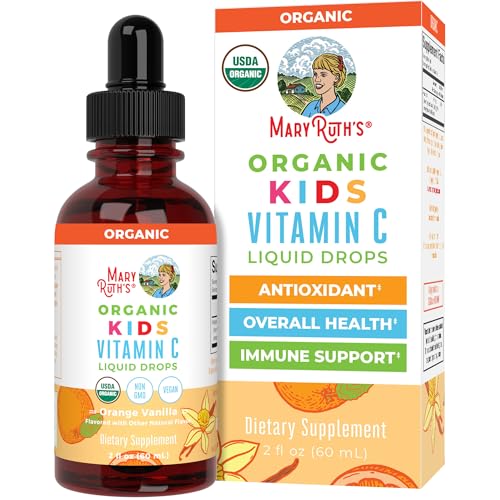 MaryRuth Organics USDA Kids Vitamin C Drops | Vegan Imm