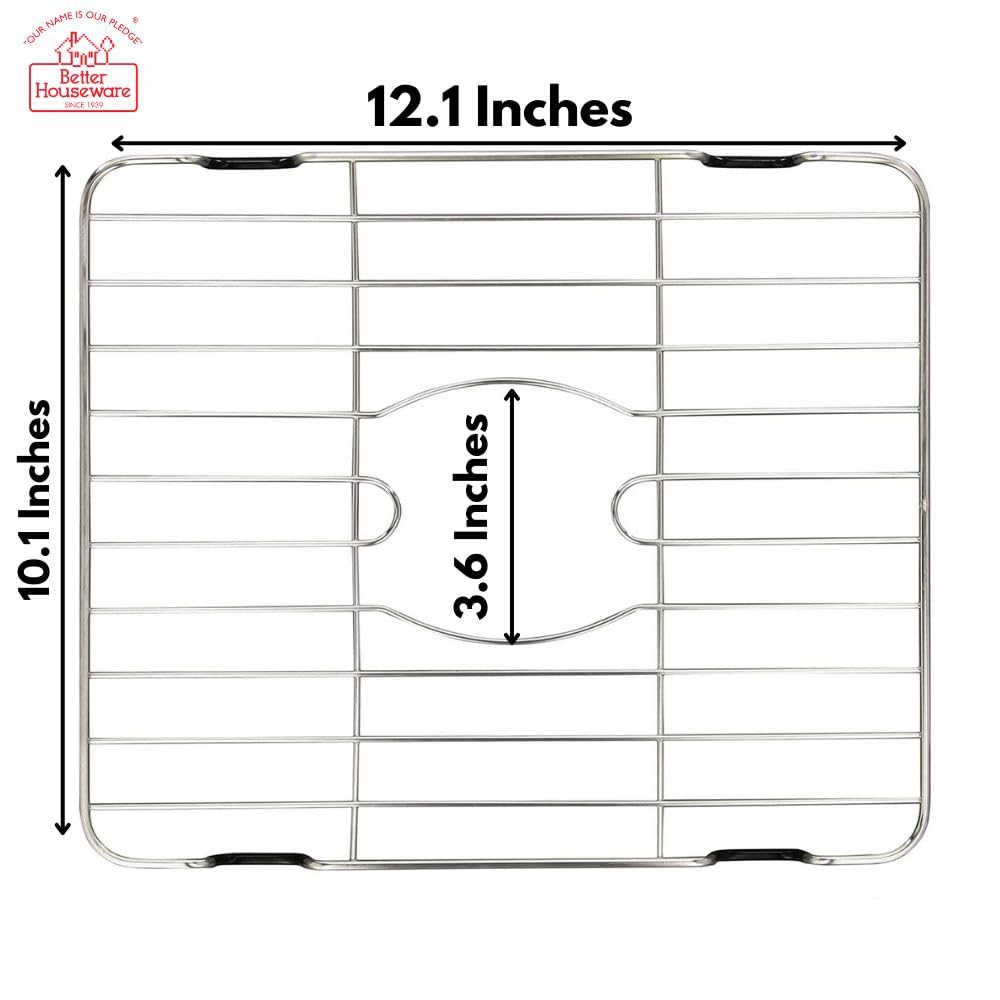 Small Sink Protector Grid, Stainless Steel