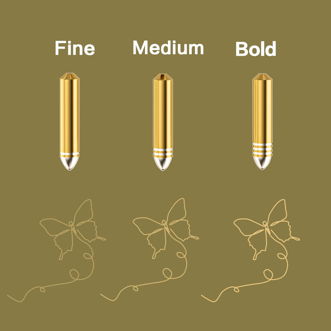 Foil Transfer Tool,Including 3 Tips-Fine,Medium and Bold for Stunning Foil-Perfect for Maker and Explore Machines
